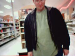 Kevin at Target (Photo by Riley)